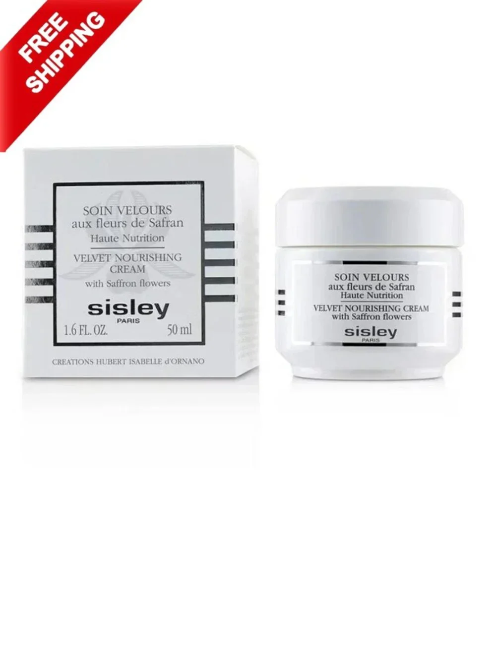 Sisley Velvet Nourishing Cream w/Saffron Flower 50ml /1.6fl oz NEW Sealed Box